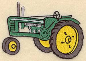 Picture of Tractor E Machine Embroidery Design