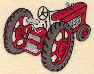 Picture of Tractor F Machine Embroidery Design