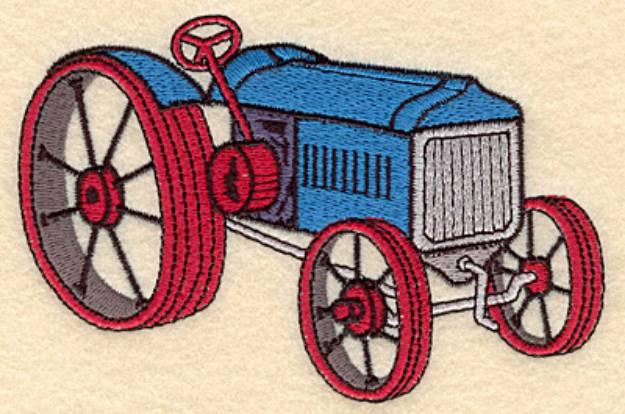 Picture of Tractor G Machine Embroidery Design