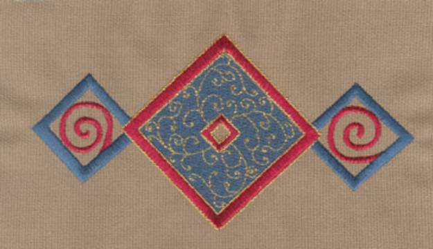 Picture of Diamond 3 Trio Machine Embroidery Design