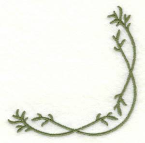 Picture of Vine Rounded Corner Machine Embroidery Design