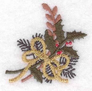 Picture of Holly Decoration A Machine Embroidery Design