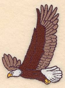 Picture of American Bald Eagle Machine Embroidery Design