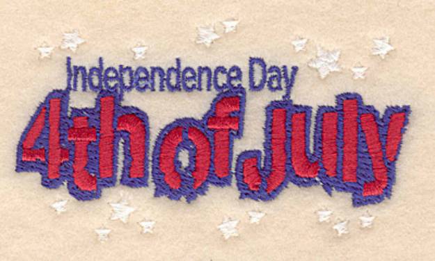 Picture of Independence Day Small Machine Embroidery Design