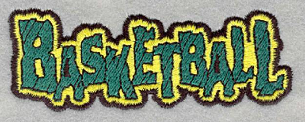 Picture of Basketball Machine Embroidery Design