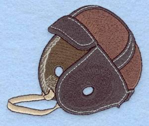 Picture of Vintage Football Helmet Machine Embroidery Design