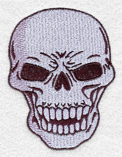 Picture of Skull A Machine Embroidery Design