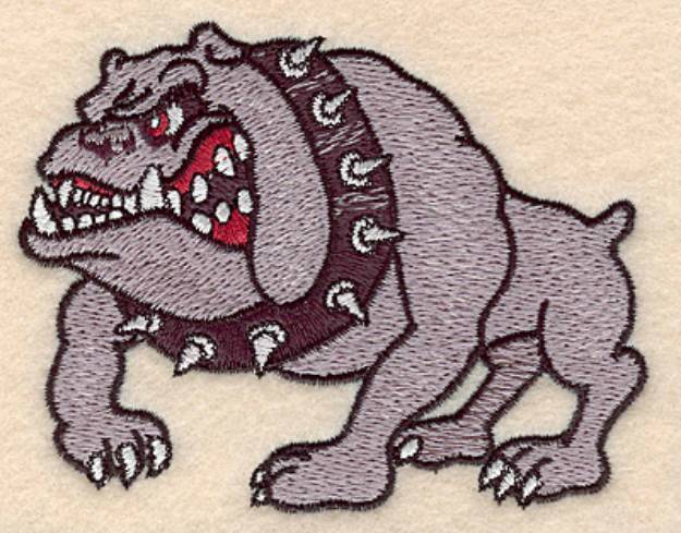 Picture of Bulldog Small Machine Embroidery Design
