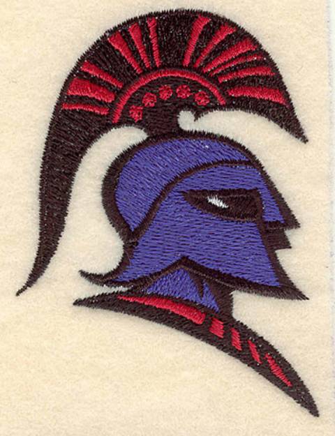 Picture of Trojan Warrior Small Machine Embroidery Design