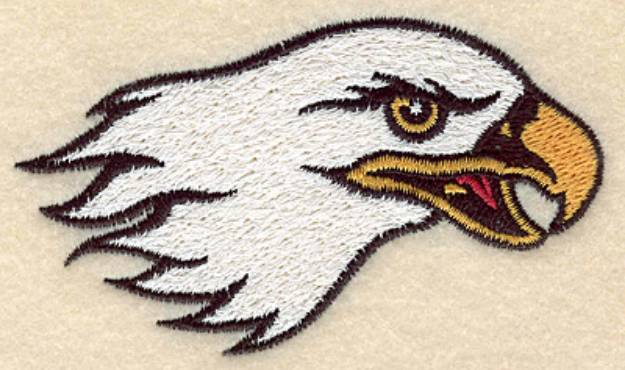 Picture of Eagle Head Small Machine Embroidery Design
