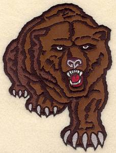 Picture of Bear Medium Applique Machine Embroidery Design