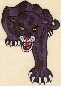 Picture of Panther Applique Machine Embroidery Design