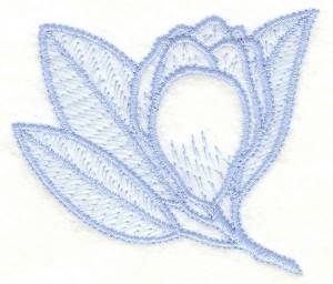 Picture of Magnolia Bud Machine Embroidery Design