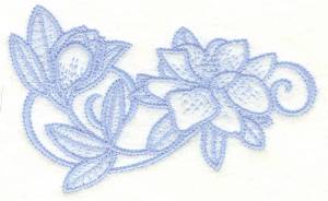 Picture of Magnolia Cluster Machine Embroidery Design