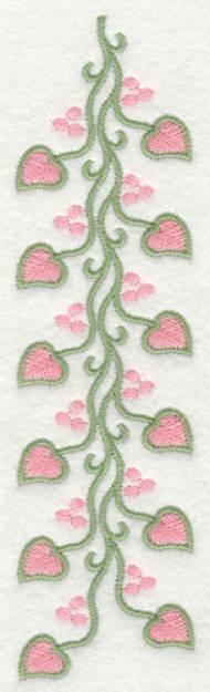 Picture of Heart Vine & Berries Machine Embroidery Design