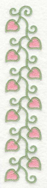 Picture of Fancy Heart Vine Machine Embroidery Design