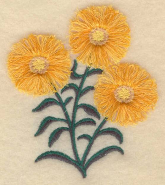Picture of Rosinweed Fringe Machine Embroidery Design