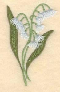 Picture of Lily Of The Valley Fringe Machine Embroidery Design