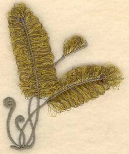Picture of Fern Fringe Machine Embroidery Design