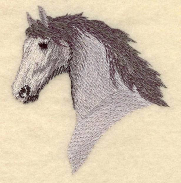 Picture of Horse Head Small Machine Embroidery Design