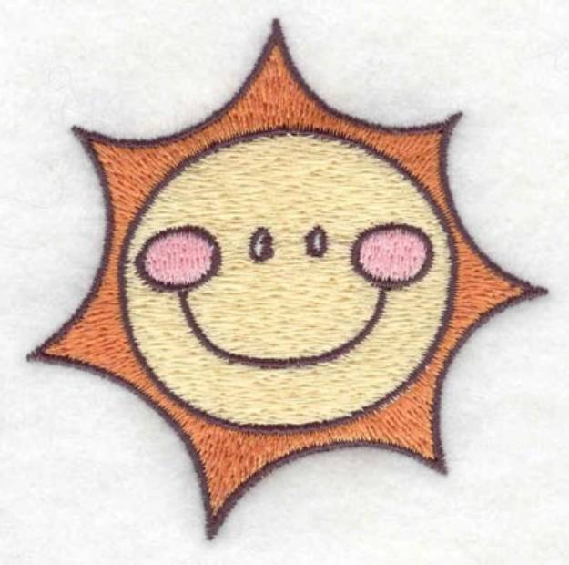 Picture of Sunshine Small Machine Embroidery Design