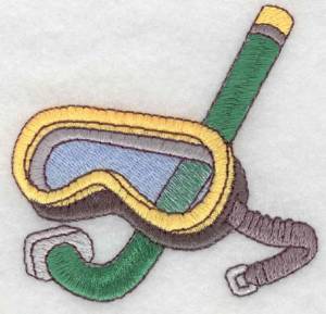 Picture of Snorkel Gear Machine Embroidery Design
