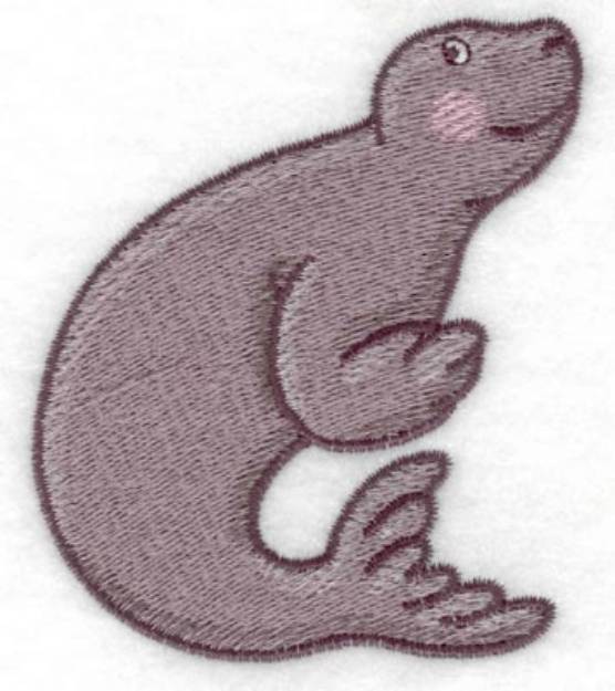 Picture of Seal Machine Embroidery Design