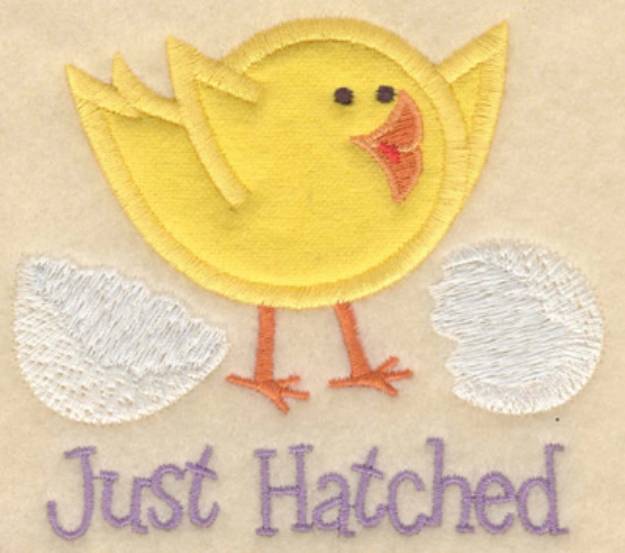 Picture of Chick Applique Small Machine Embroidery Design