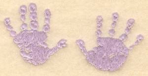 Picture of Hand Prints Machine Embroidery Design