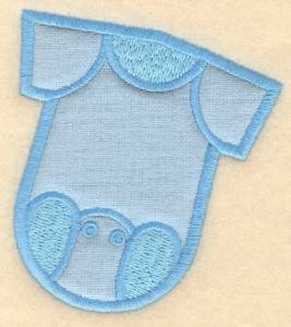 Picture of Baby Jumper Applique Machine Embroidery Design