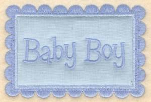 Picture of Baby Boy Applique Machine Embroidery Design
