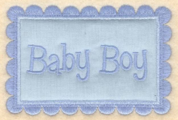 Picture of Baby Boy Applique Machine Embroidery Design