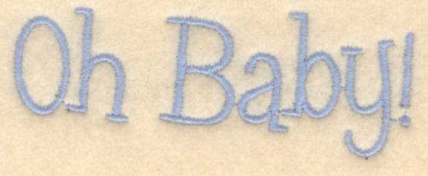 Picture of Oh Baby Machine Embroidery Design