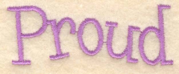 Picture of Proud Machine Embroidery Design