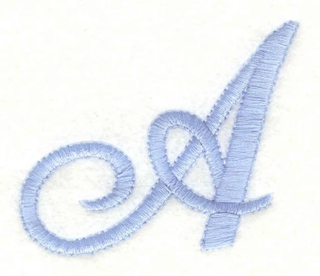 Picture of Fancy Font A Machine Embroidery Design