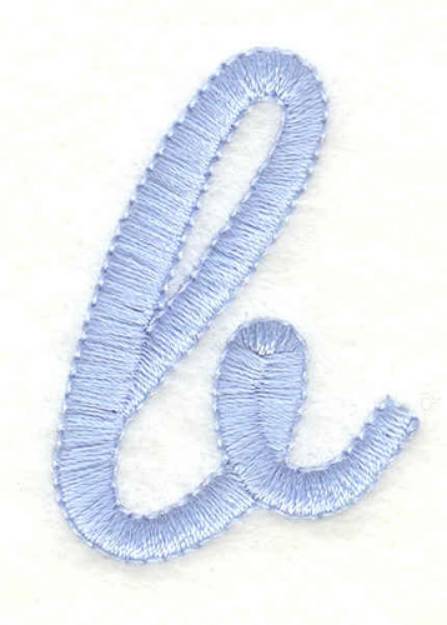 Picture of Lowercase Fancy b Machine Embroidery Design