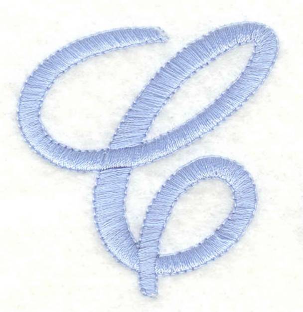 Picture of Fancy Font C Machine Embroidery Design