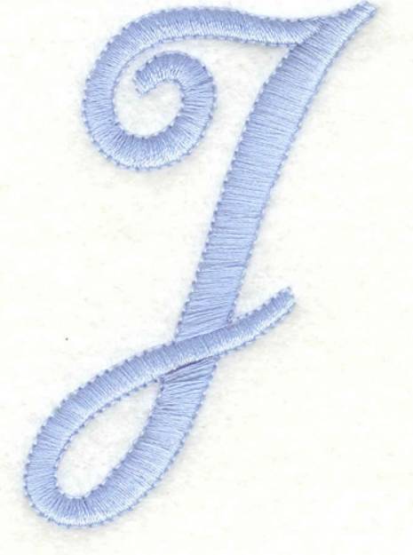 Picture of Fancy Font J Machine Embroidery Design