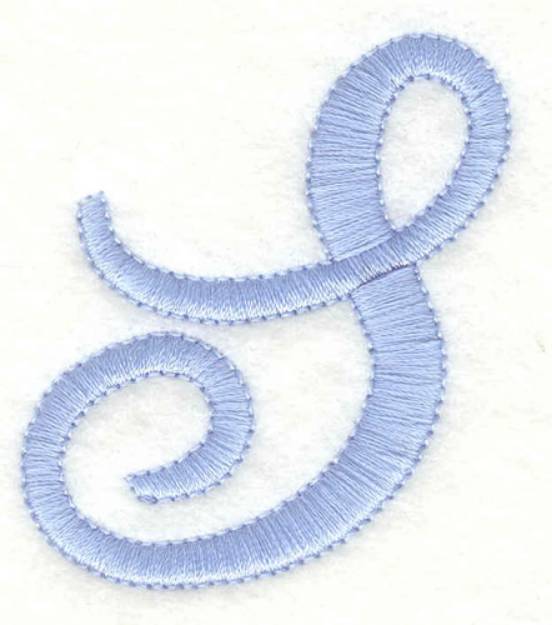 Picture of Fancy Font S Machine Embroidery Design