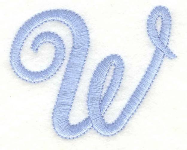 Picture of Fancy Font W Machine Embroidery Design