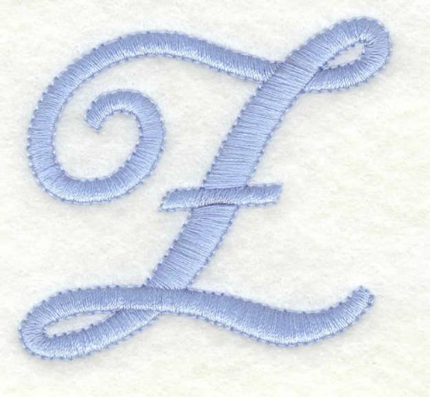 Picture of Fancy Font Z Machine Embroidery Design