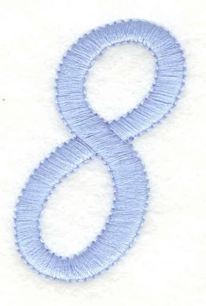 Picture of Number Eight Machine Embroidery Design