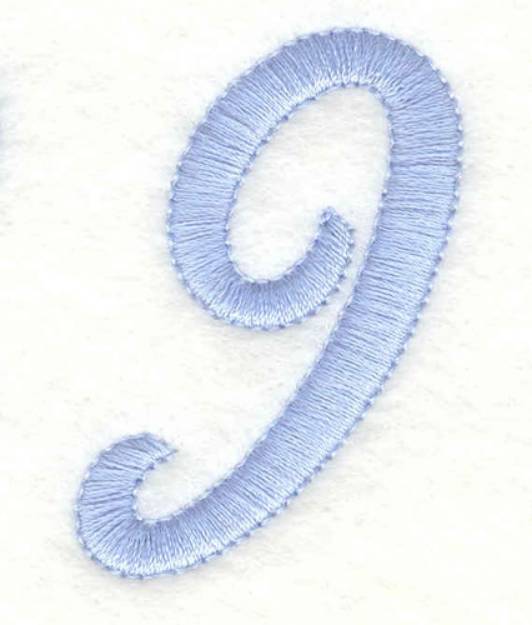 Picture of Number Nine Machine Embroidery Design