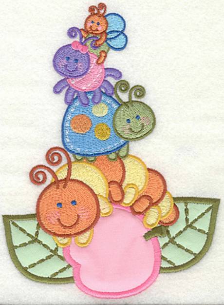 Picture of Bug Family Machine Embroidery Design