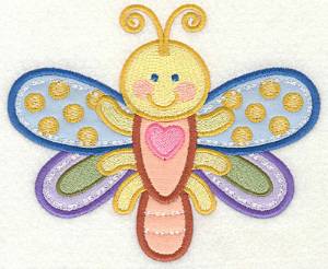 Picture of Sweet Dragonfly Machine Embroidery Design