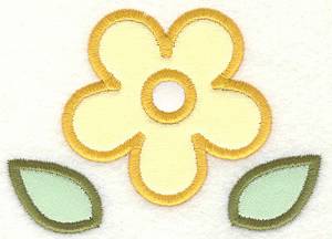 Picture of Simple Flower Machine Embroidery Design