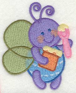 Picture of Honey Bee Machine Embroidery Design
