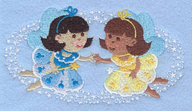 Picture of Fairy Friends Machine Embroidery Design