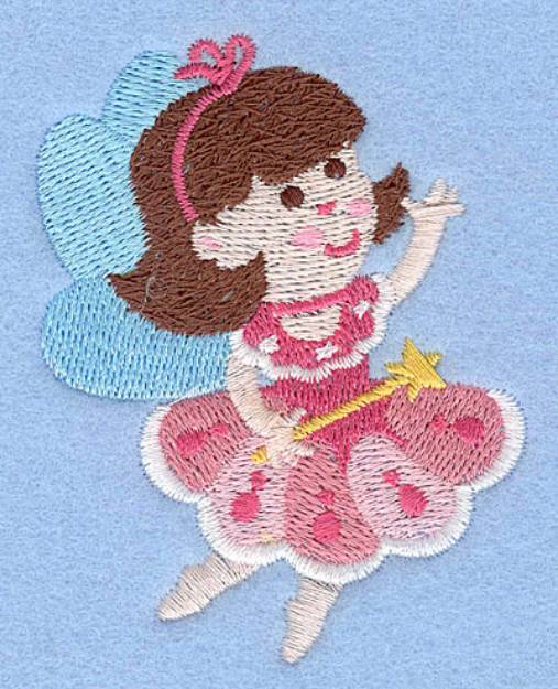 Picture of Waving Fairy Machine Embroidery Design