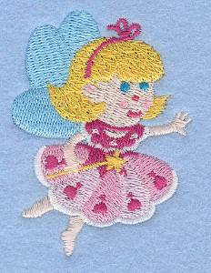 Picture of Pink Fairy Machine Embroidery Design